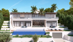 Mallorca villa for sale with sea views in Camp de Mar
