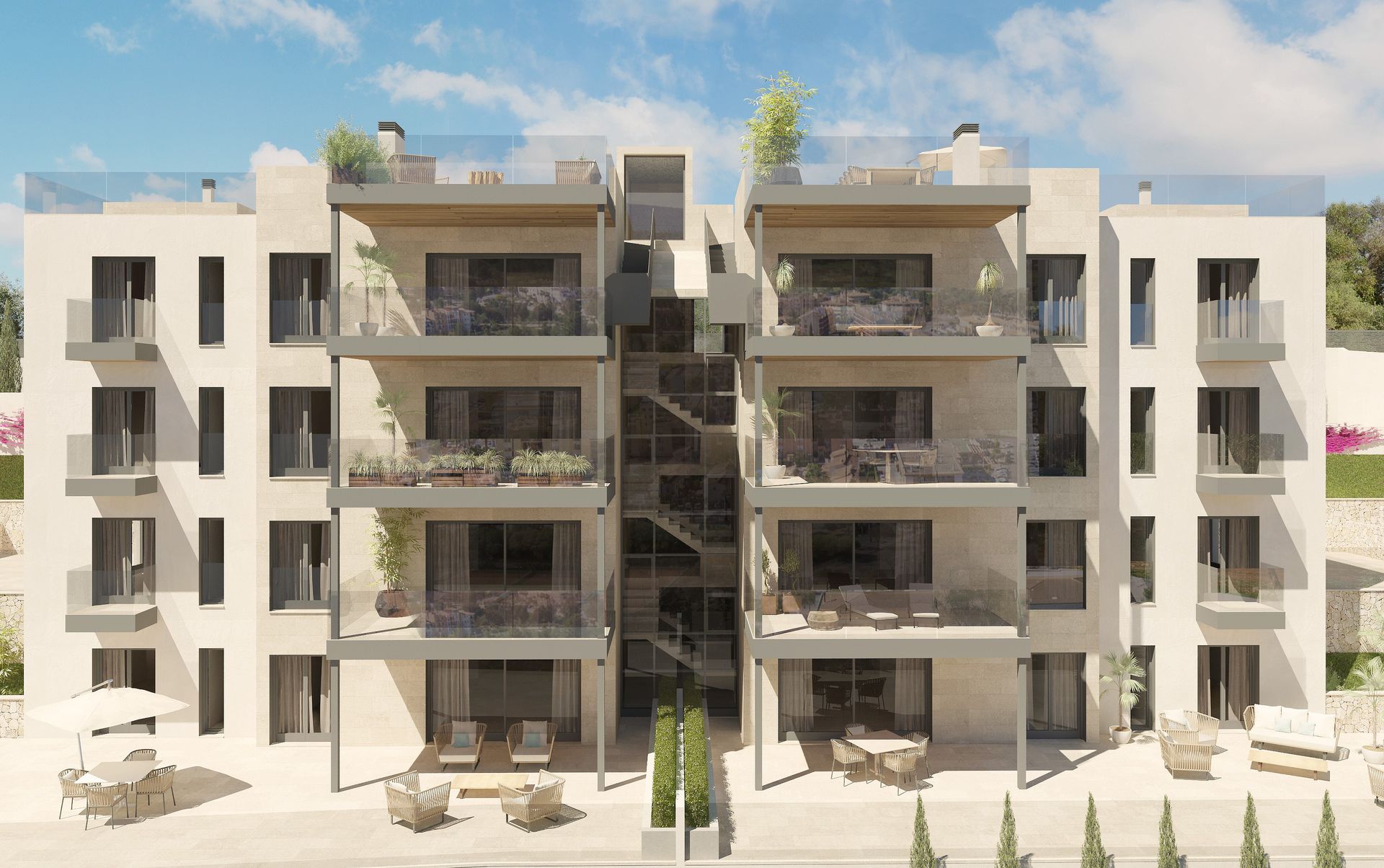 Новый пентхаус на продажу в Санта-Понсе с видом на море