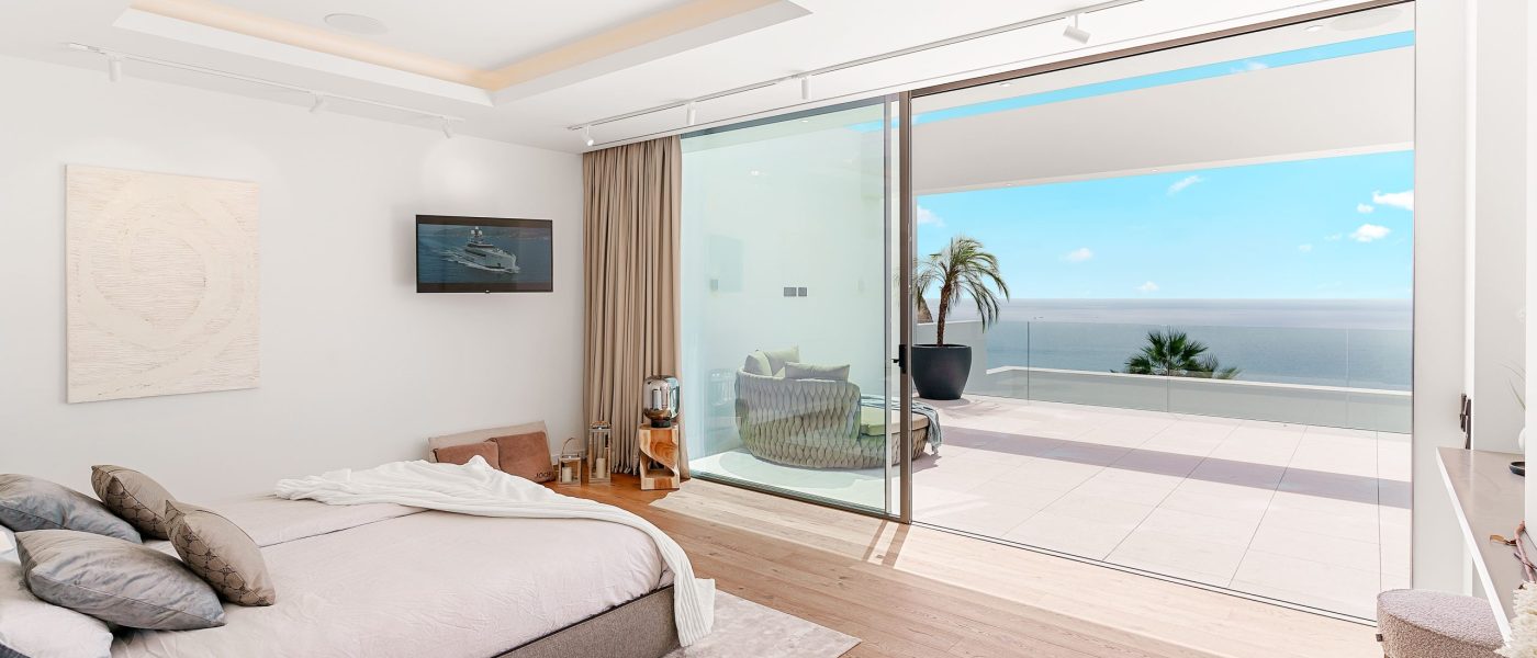 Villa con impresionantes vistas al mar en venta en Cala Llamp, Port Andratx