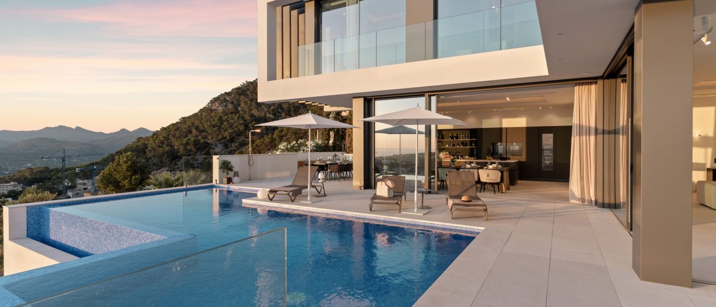 Villa con impresionantes vistas al mar en venta en Cala Llamp, Port Andratx