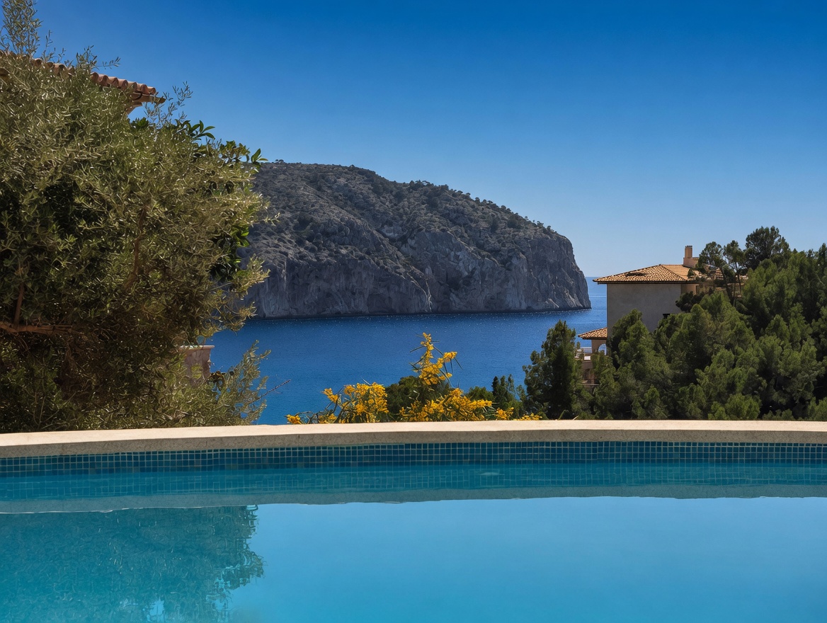 Lovely Villa with Sea View for Sale in Es Camp de Mar
