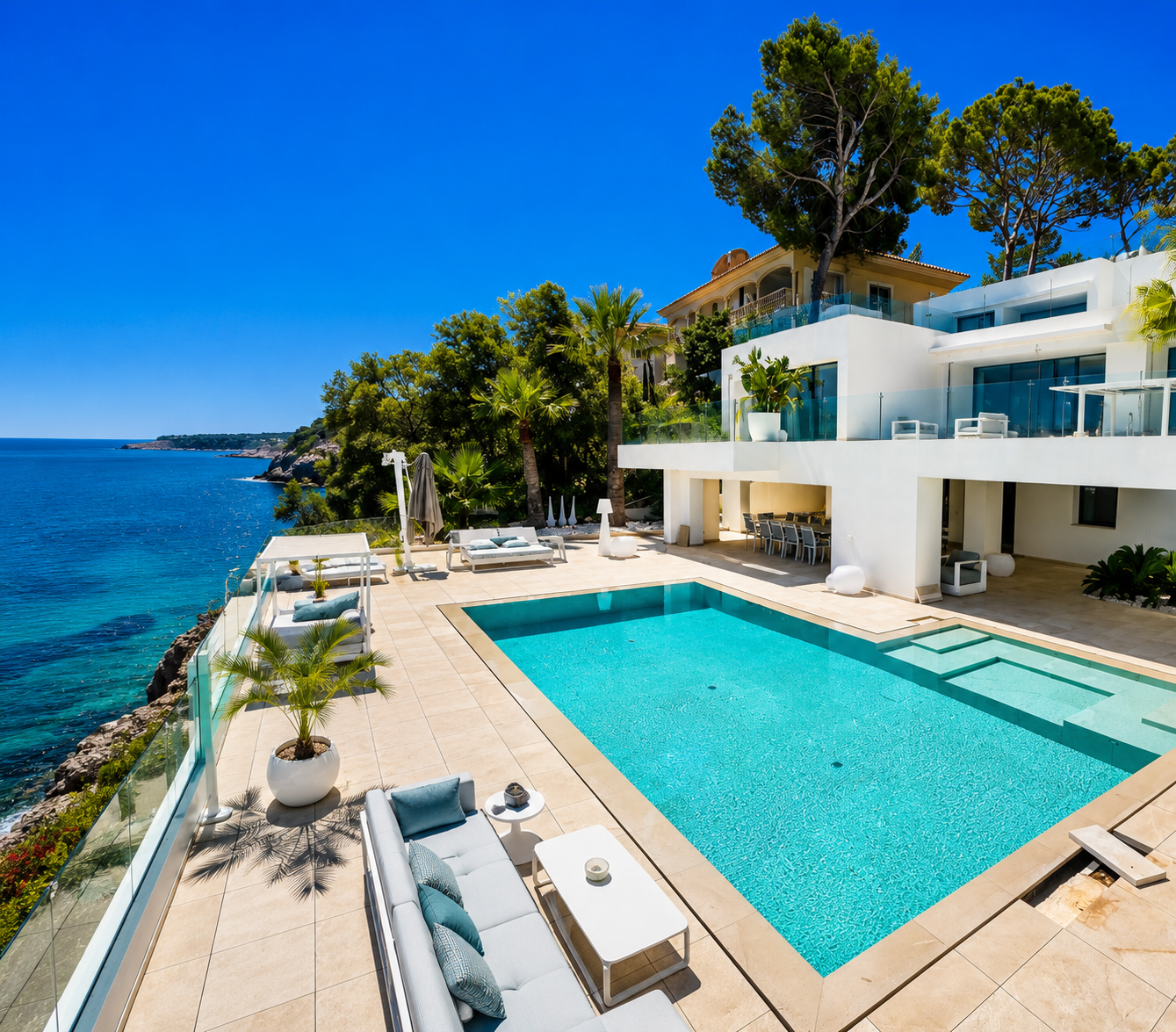 Brand New Luxury Villa for Sale at Seafront of Cala Vinyas