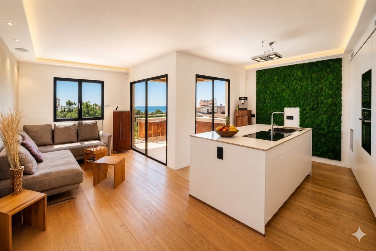 Refurbished Apartment for Sale in Portals with Sea Views
