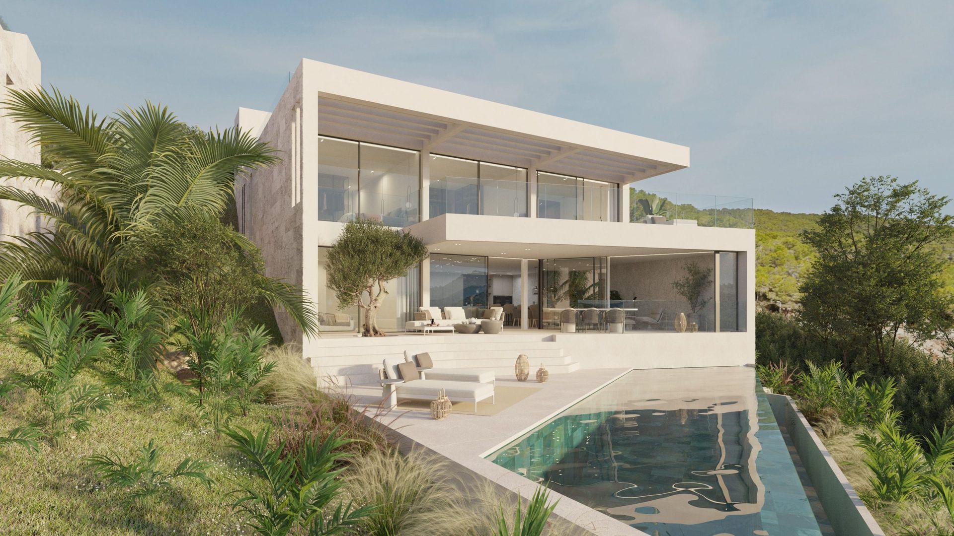 New Designer Villa for Sale with Sea Views in Camp de Mar