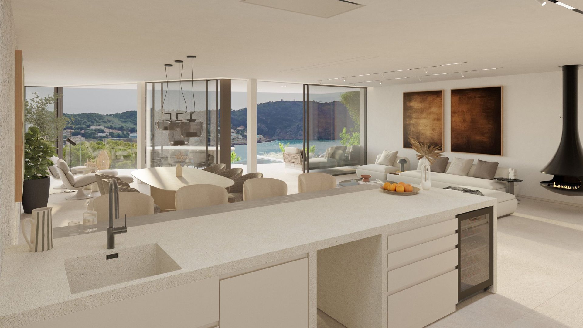 New Designer Villa for Sale with Sea Views in Camp de Mar
