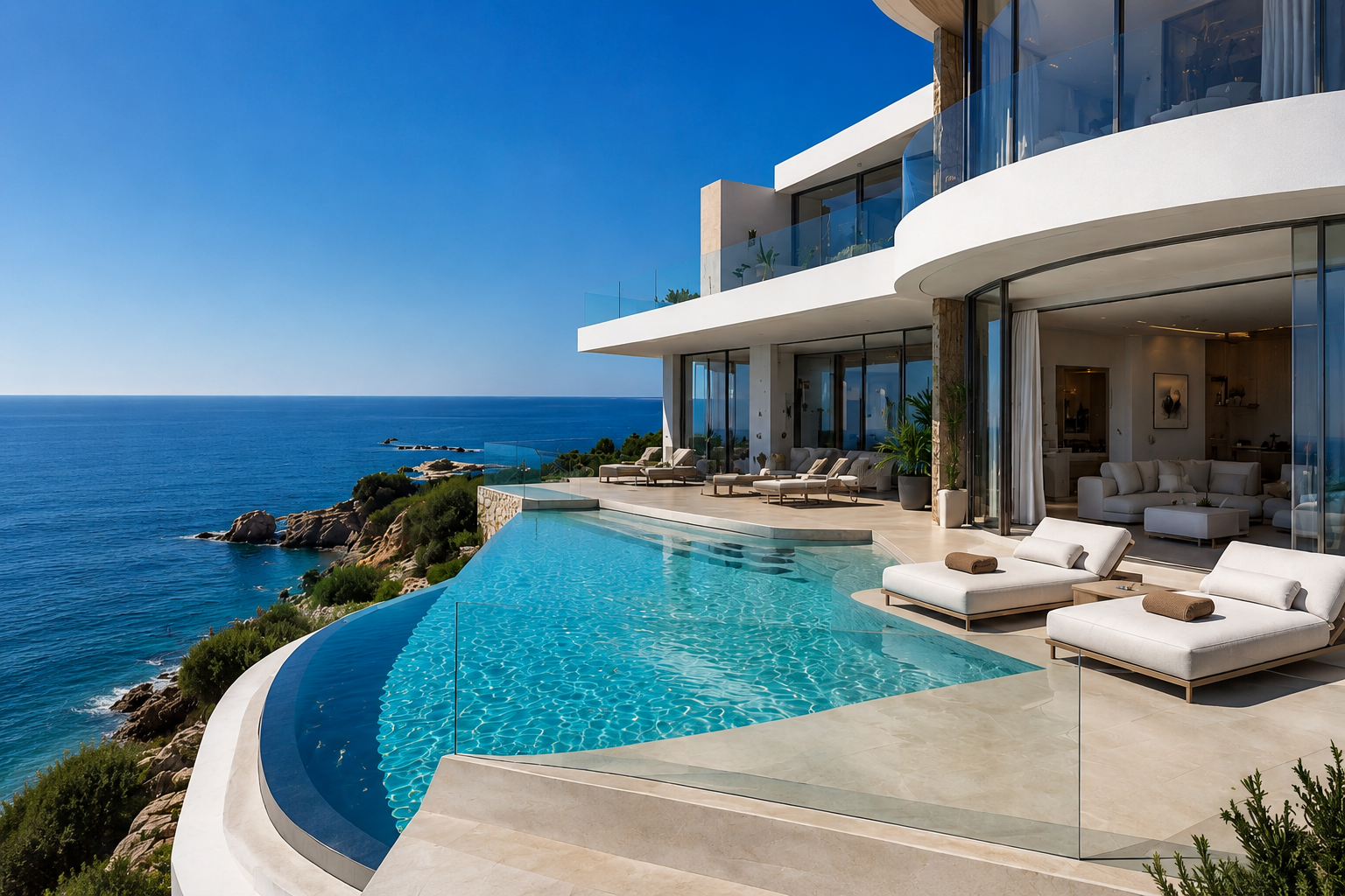 New Master peace Villa for Sale in Porto Cristo Sea Front