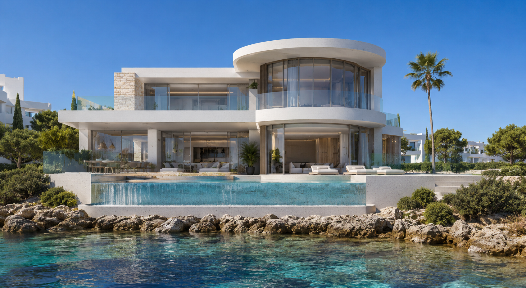 New Master peace Villa for Sale in Porto Cristo Sea Front