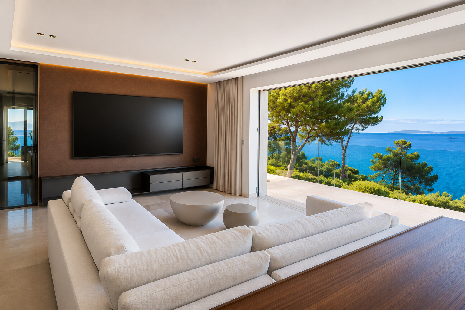 Villa a estrenar con impresionantes vistas al mar en Santa Ponsa en venta