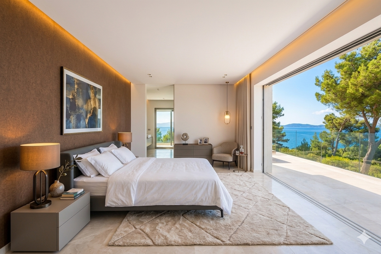 Villa a estrenar con impresionantes vistas al mar en Santa Ponsa en venta