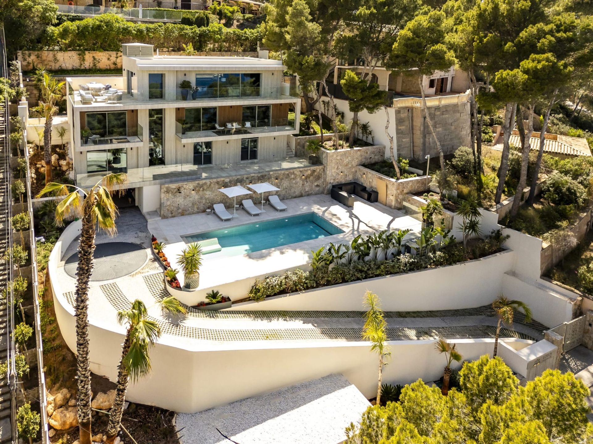 Villa a estrenar con impresionantes vistas al mar en Santa Ponsa en venta