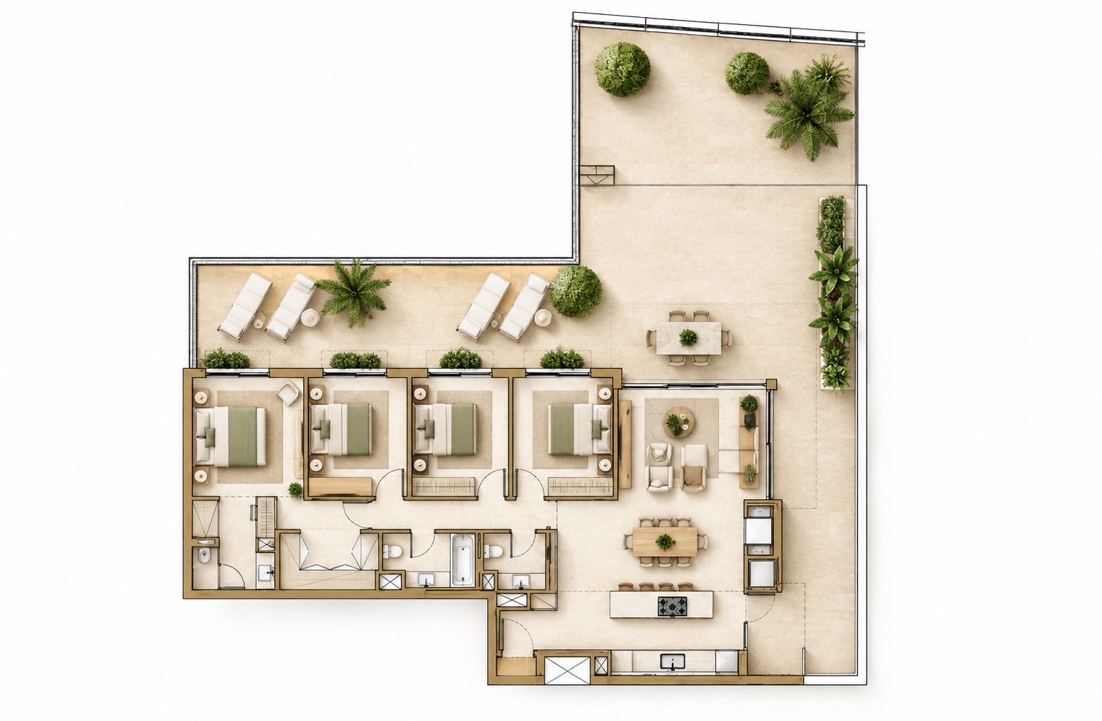 Luxury Ground - floor Apartment for Sale in Palma de Mallorca
