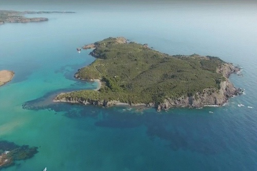 Gesamte Insel in der Nähe von     Menorca 