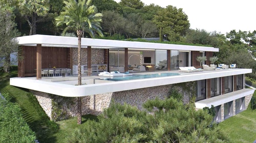  Fabulous building plot Camp de Mar 