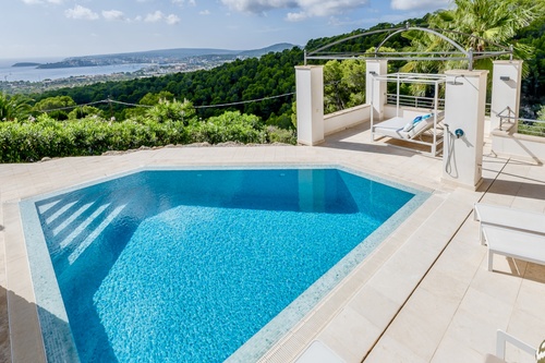 Luxury villa in Costa d'en Blanes with sea views