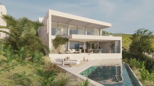 New Designer Villa for Sale with Sea Views in Camp de Mar